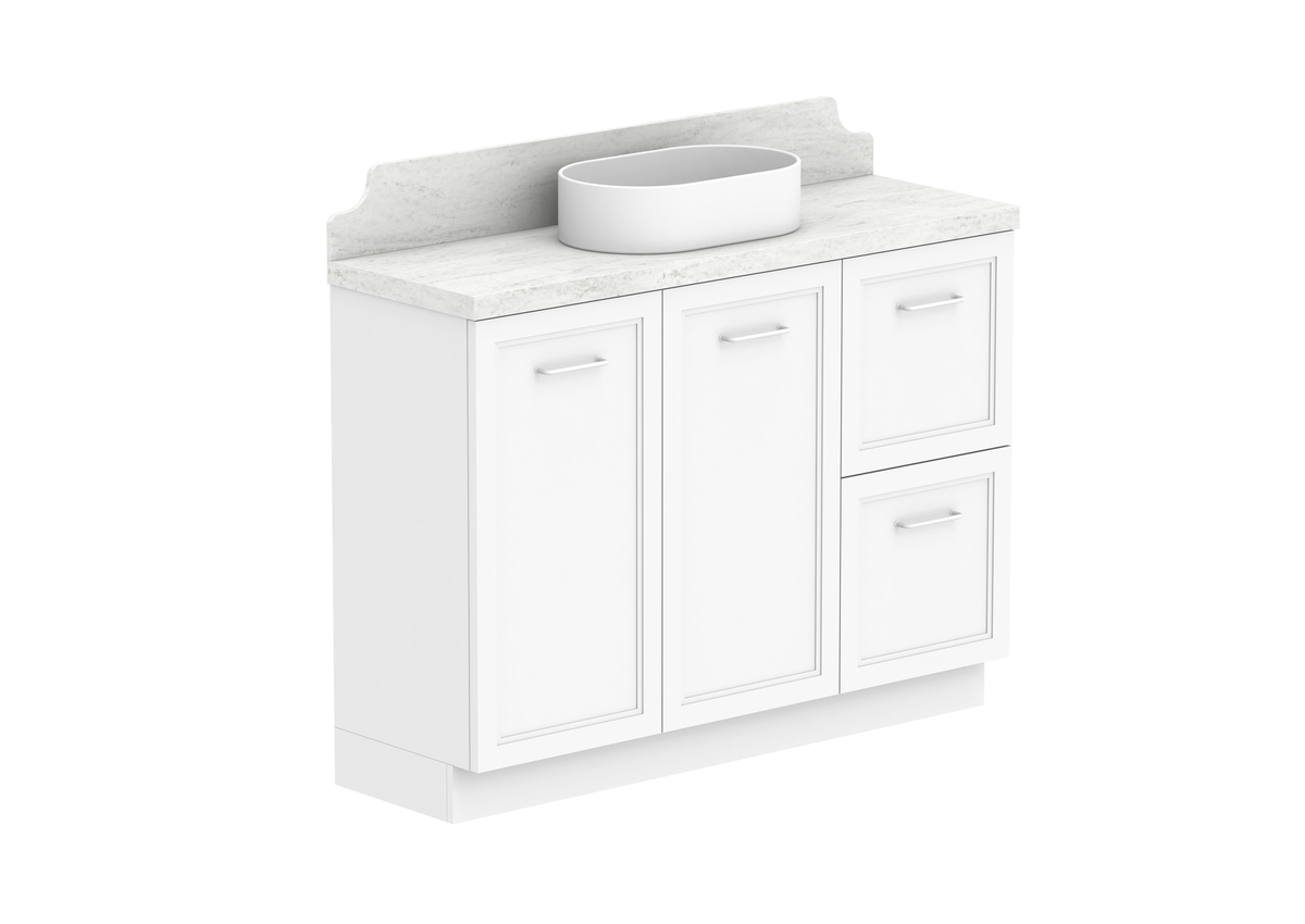 Mabel Ensuite Floor Mount Vanity, Mabel Ensuite 1200 Floor Mount
