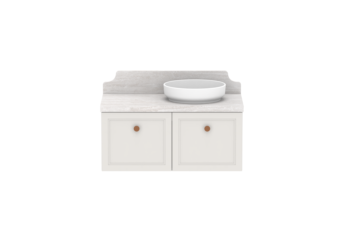 Mabel Full Depth Wall Hung Vanity, Mabel Full Depth 900 Wall Hung