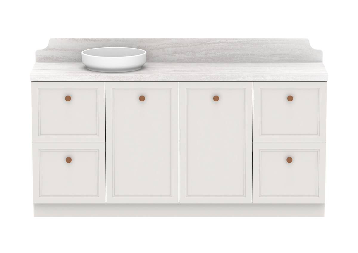 Mabel Full Depth Floor Mount Vanity, Mabel Full Depth 1800 Floor Mount