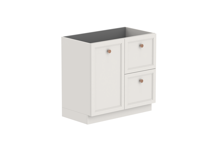 Mabel Full Depth Floor Mount Vanity, Mabel Full Depth 900 Floor Mount