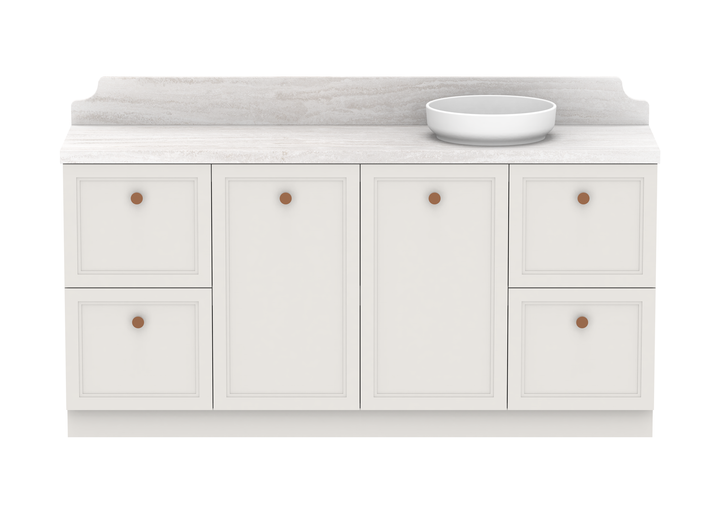 Mabel Full Depth Floor Mount Vanity, Mabel Full Depth 1800 Floor Mount