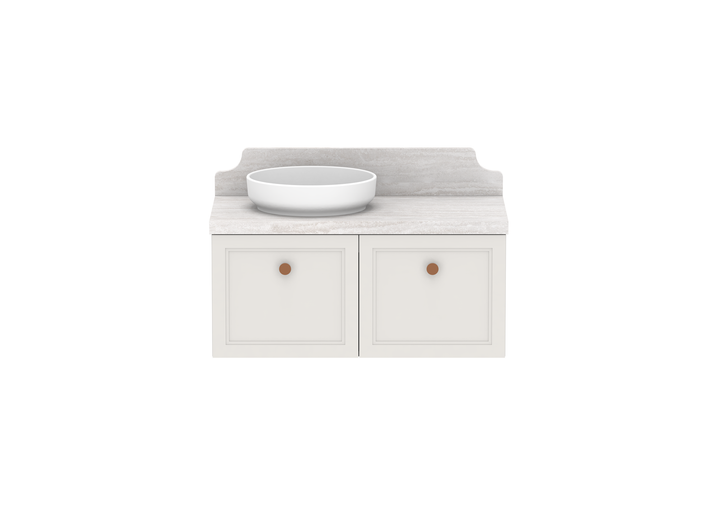Mabel Full Depth Wall Hung Vanity, Mabel Full Depth 900 Wall Hung