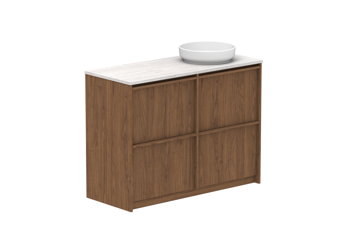 Eli Full Depth Floor Mount Vanity, Eli Full Depth 1200 Floor Mount