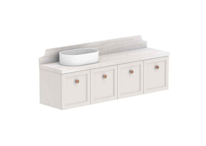 Mabel Ensuite Wall Hung Vanity, Mabel Ensuite 1500 Wall Hung