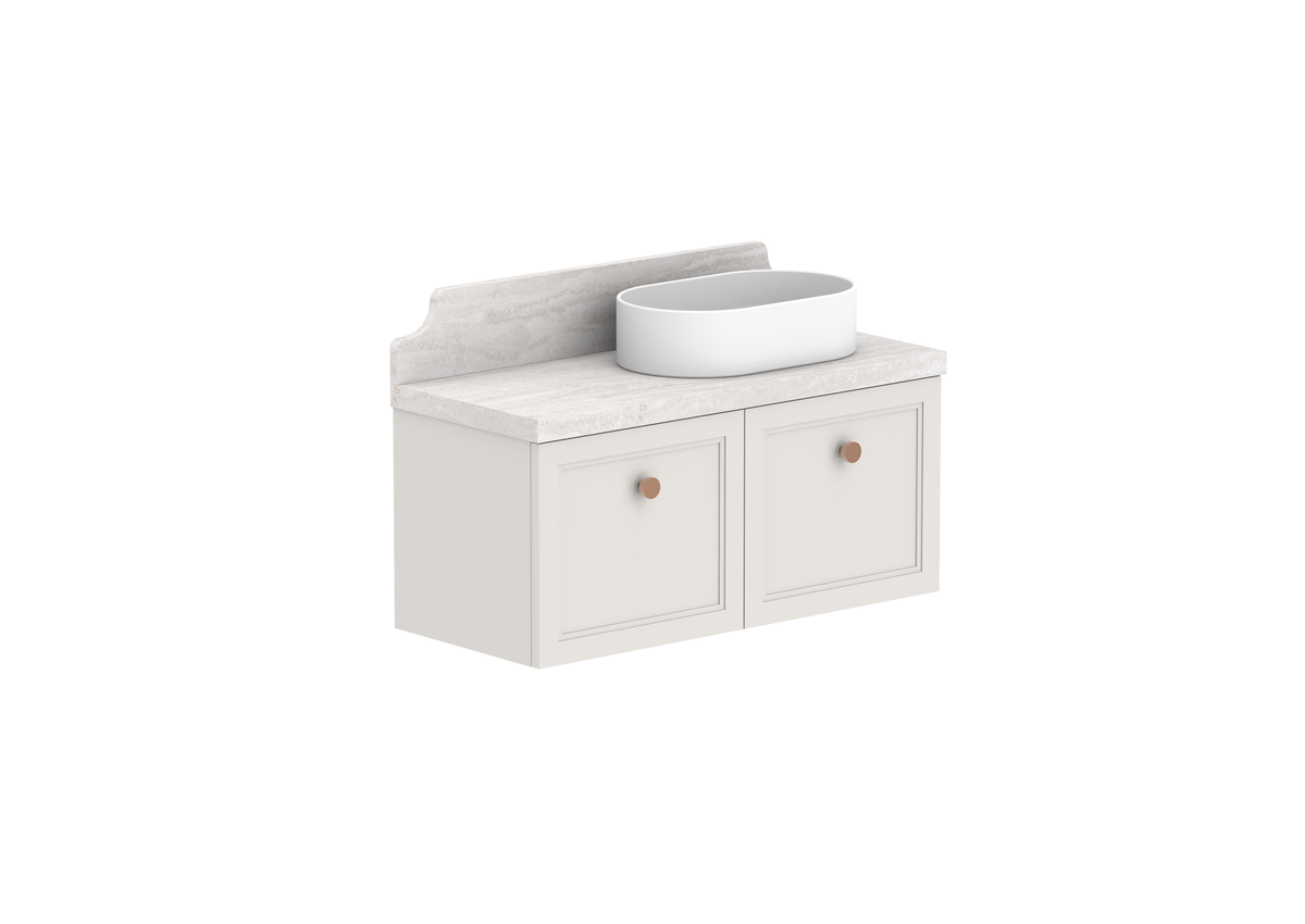 Mabel Ensuite Wall Hung Vanity, Mabel Ensuite 900 Wall Hung
