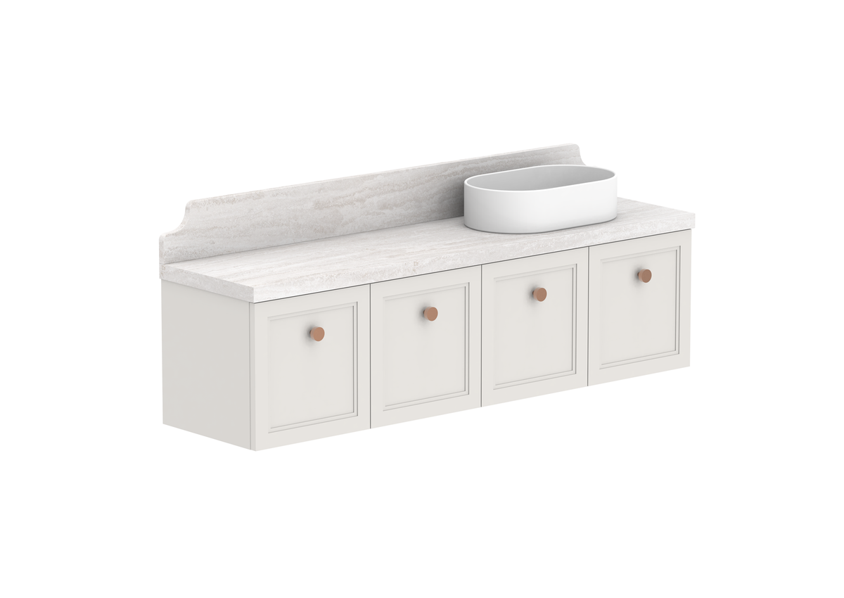 Mabel Ensuite Wall Hung Vanity, Mabel Ensuite 1500 Wall Hung