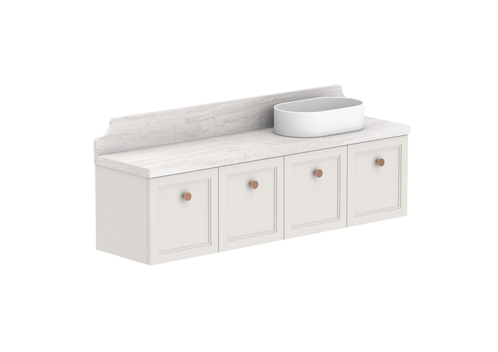 Mabel Ensuite Wall Hung Vanity, Mabel Ensuite 1500 Wall Hung