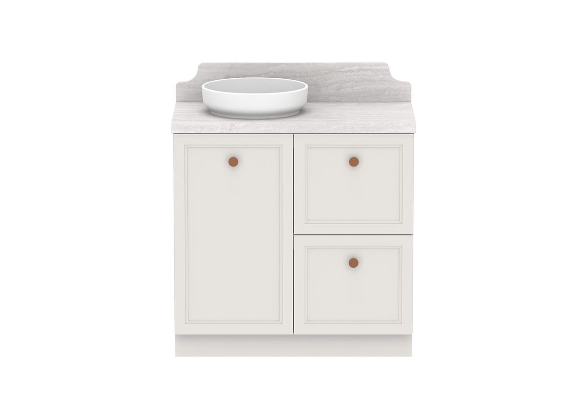 Mabel Full Depth Floor Mount Vanity, Mabel Full Depth 900 Floor Mount