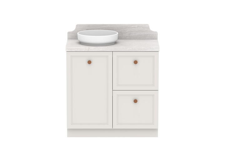 Mabel Full Depth Floor Mount Vanity, Mabel Full Depth 900 Floor Mount