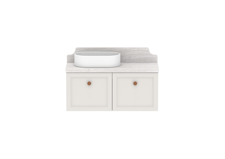 Mabel Ensuite Wall Hung Vanity, Mabel Ensuite 900 Wall Hung