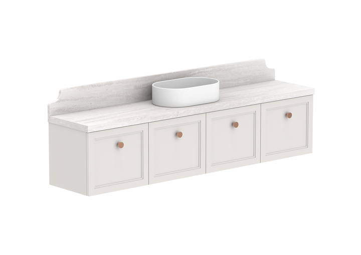 Mabel Ensuite Wall Hung Vanity, Mabel Ensuite 1800 Wall Hung