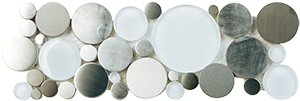 Metalplus SMG01 Moon Stone Blend Metal Mosaic – tile face