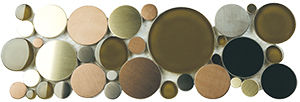 Metalplus SMG02 Moon Stone Blend Metal Mosaic – tile face