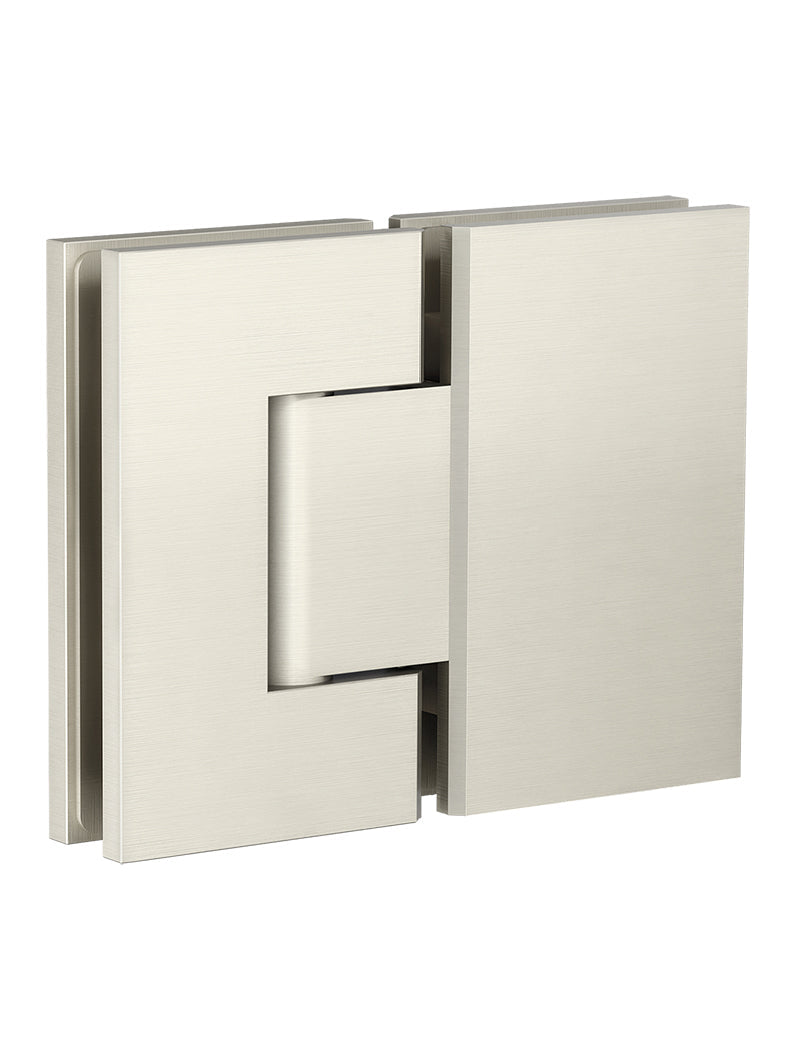 Shower Screen Hinge - Glass To Glass - PVD Brushed Nickel