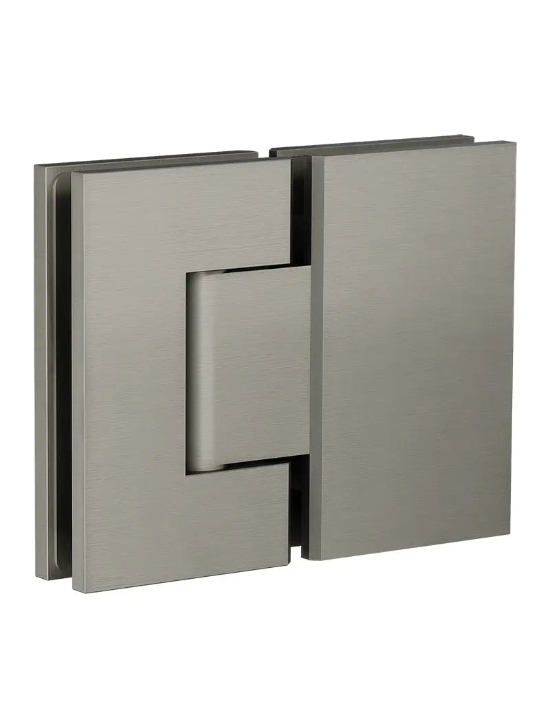 Glass to Glass Shower Door Hinge - Shadow Gunmetal Meir