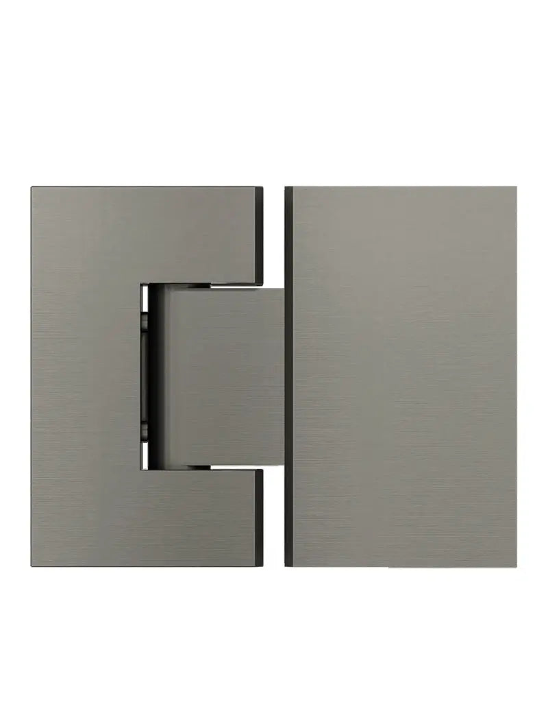 Glass to Glass Shower Door Hinge - Shadow Gunmetal Meir