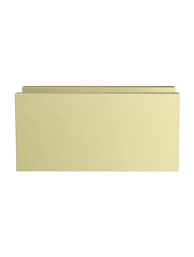 Shower Screen U Bracket - PVD Tiger Bronze