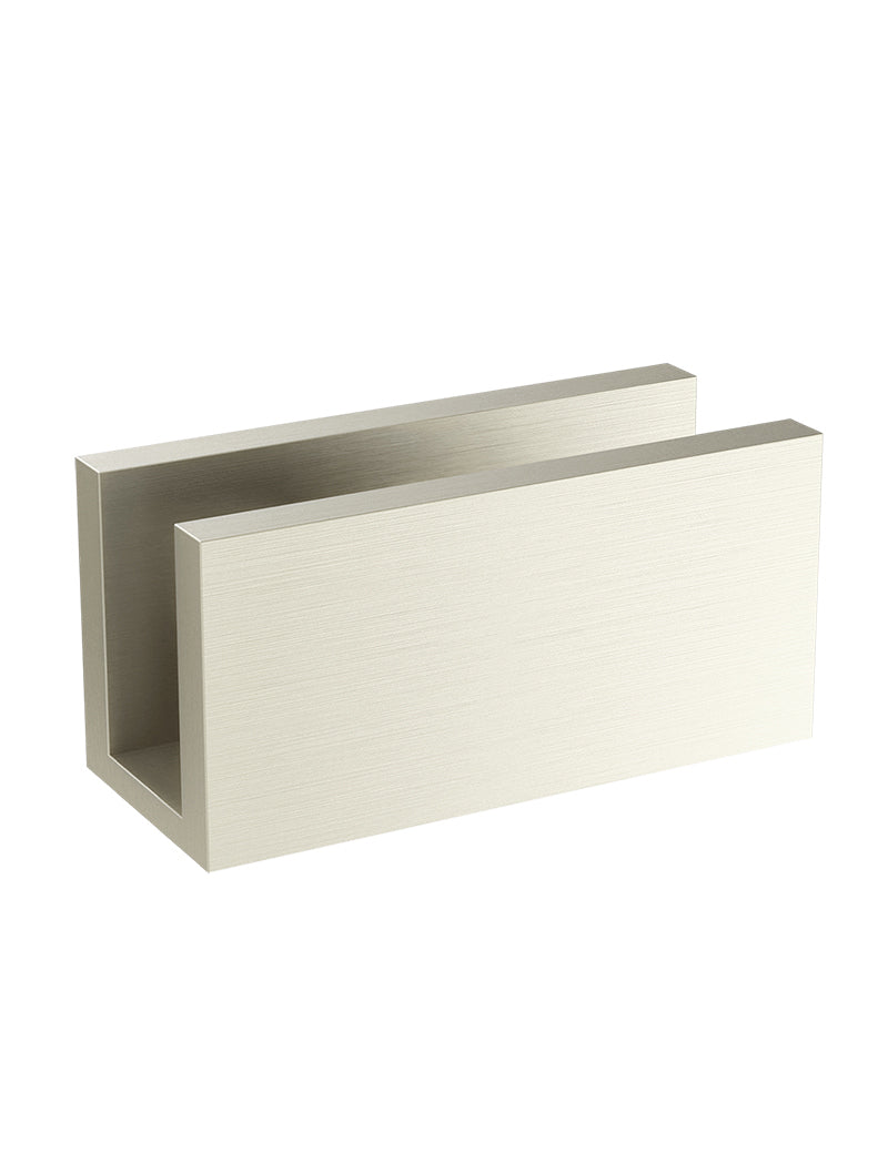 Shower Screen U Bracket - PVD Brushed Nickel
