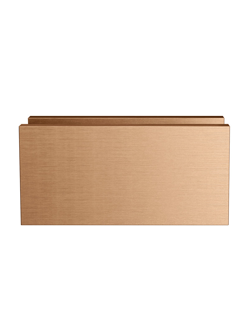 Shower Screen U Bracket - Lustre Bronze