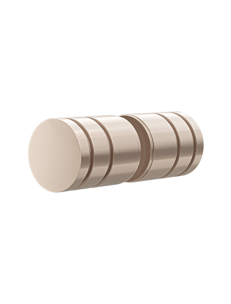 Shower Screen Handle - Round - Champagne