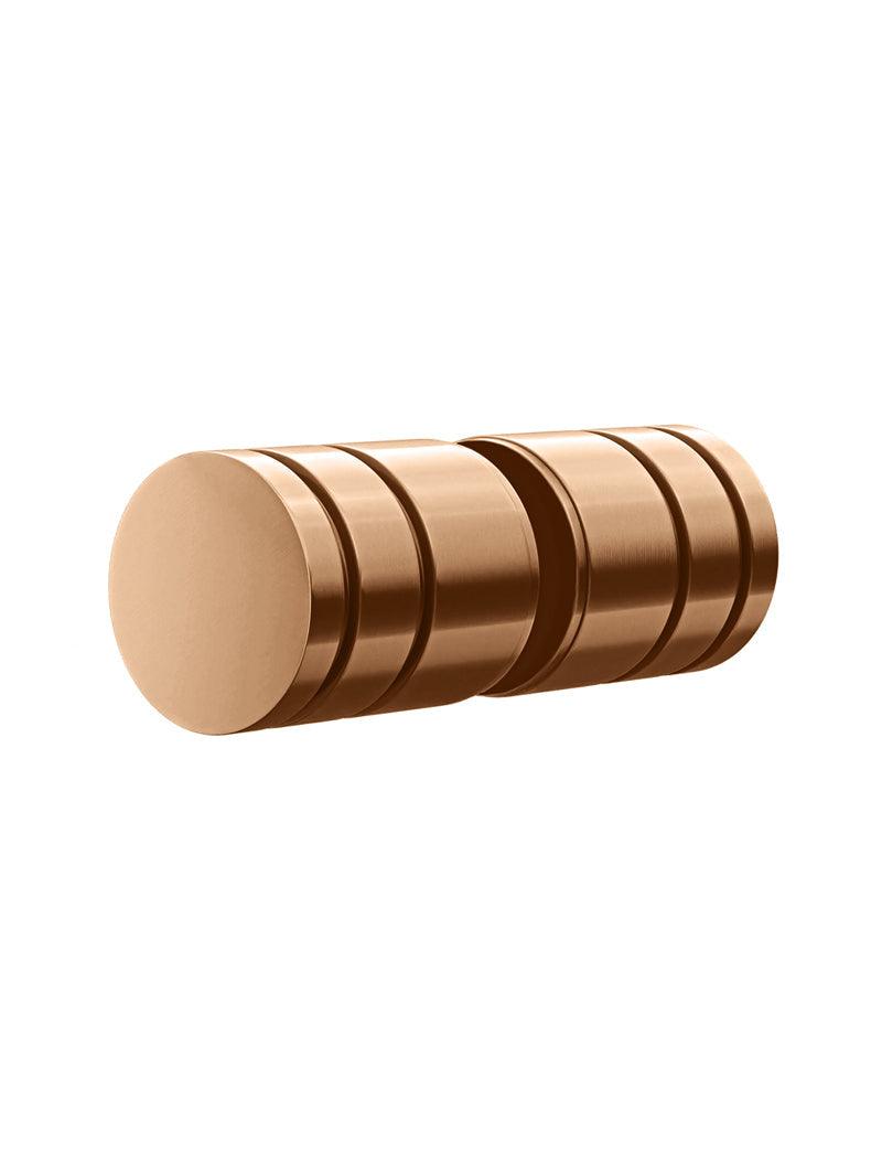 Shower Screen Handle - Round - Lustre Bronze