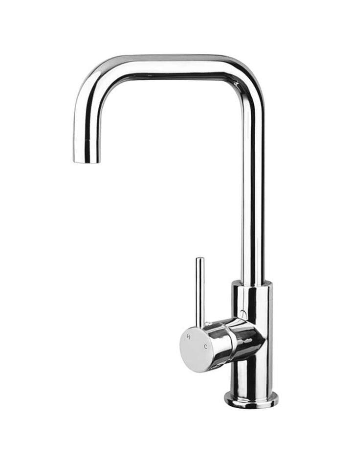 Round Kitchen Mixer Tap - Chrome