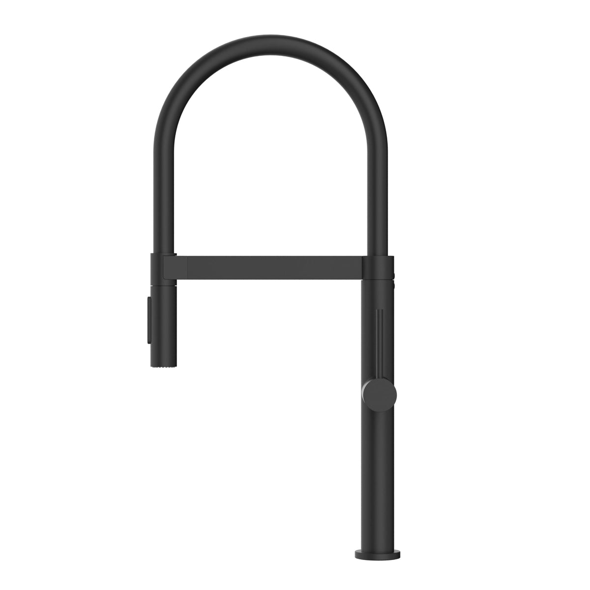 Pull Down Kitchen Mixer With Magnetic Dock - Matte Black