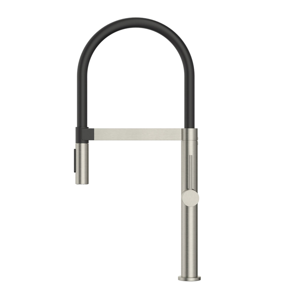 Pull Down Kitchen Mixer With Magnetic Dock - Brushed Nickel