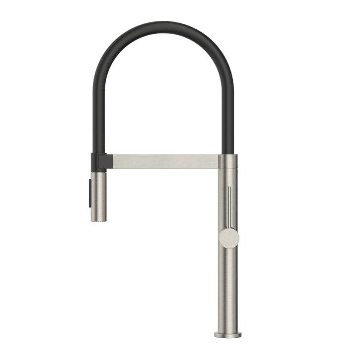 Pull Down Kitchen Mixer With Magnetic Dock - Brushed Nickel