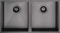 Lavello Kitchen Sink - Double Bowl 760 x 440 - PVD Gunmetal Black