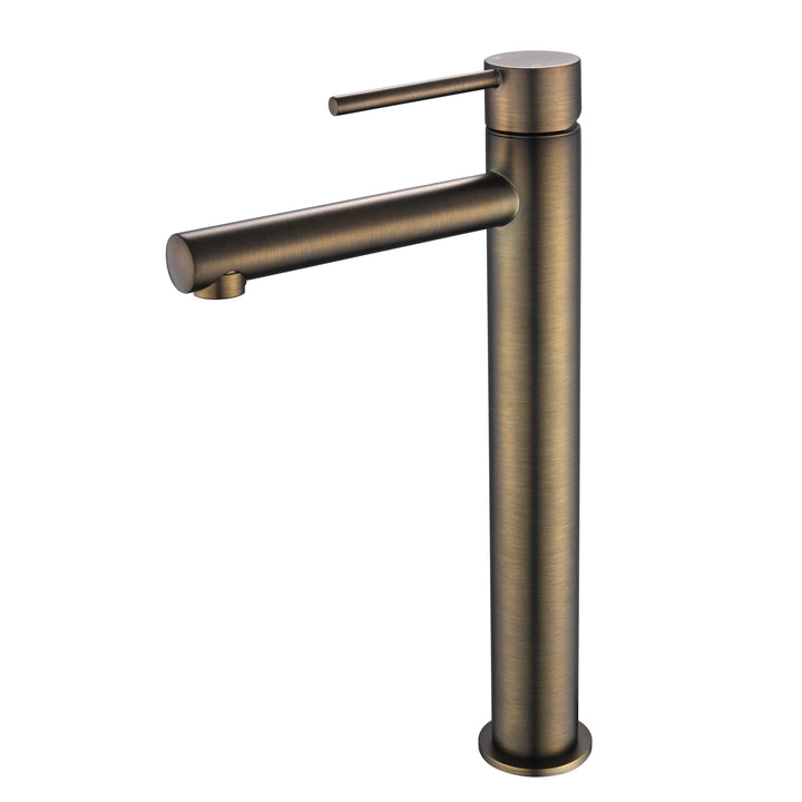 Star Mini High Rise Basin Mixer - Antique Brass