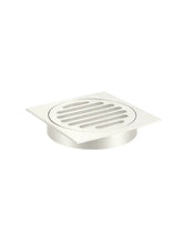 Load image into Gallery viewer, Square Floor Grate Shower Drain 100mm outlet - PVD Brushed Nickel Meir
