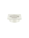 Square Floor Grate Shower Drain 50mm outlet - PVD Brushed Nickel Meir