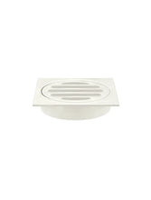 Load image into Gallery viewer, Square Floor Grate Shower Drain 80mm outlet - PVD Brushed Nickel Meir
