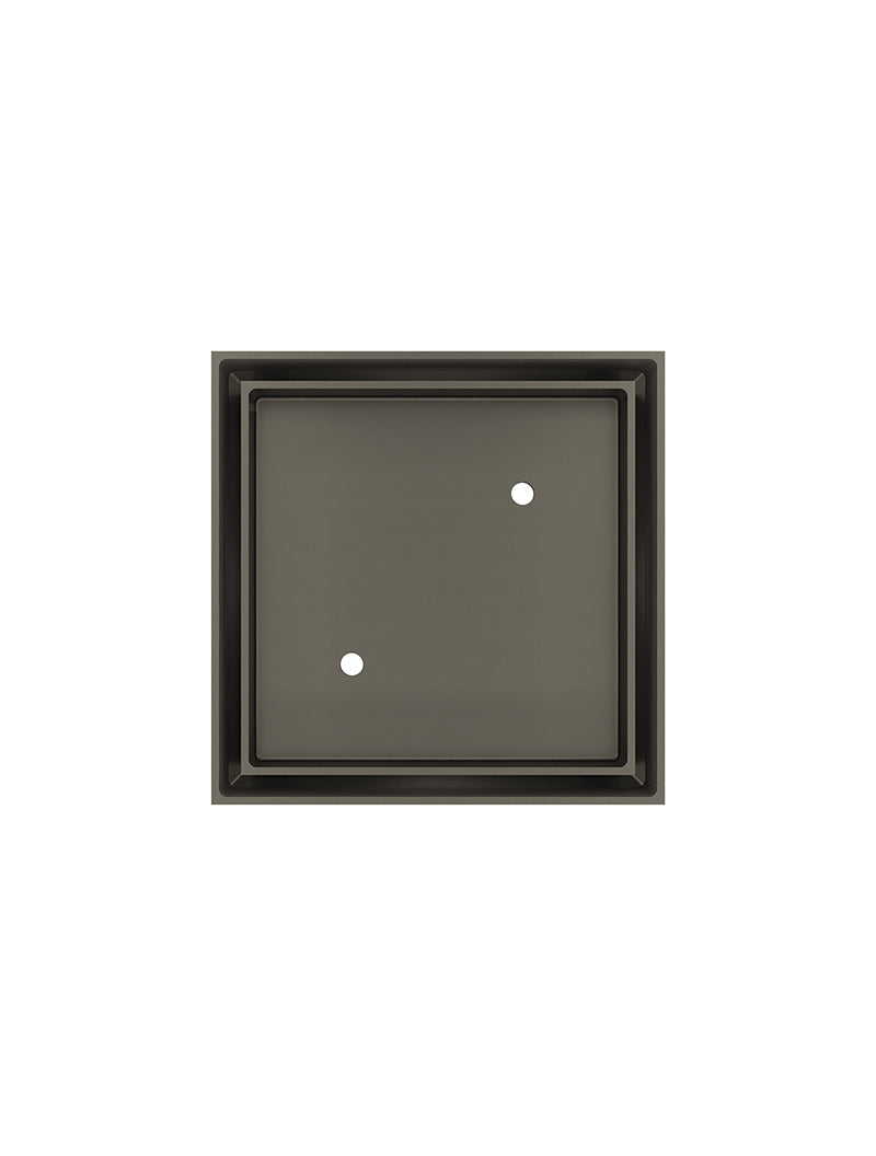 Shower Waste with Tile Insert - Shadow Gunmetal