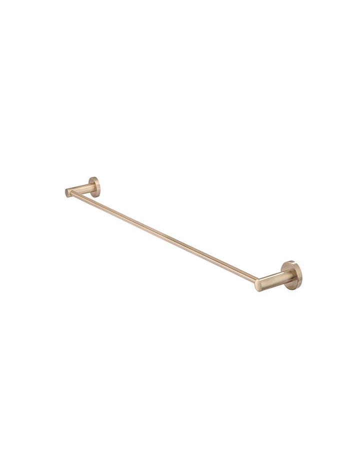 Round Double Towel Rail 600mm - Champagne