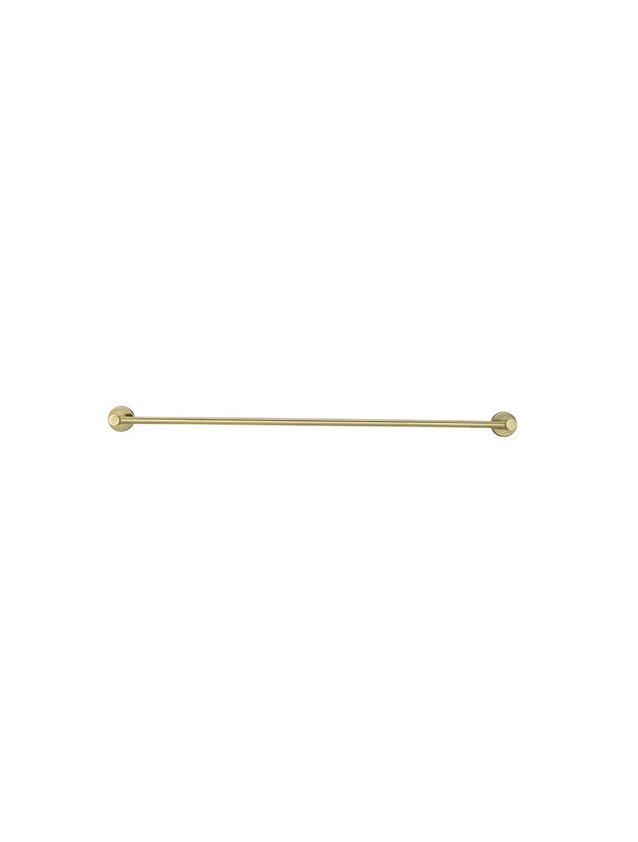 Round Single Towel Rail 600mm - PVD Tiger Bronze