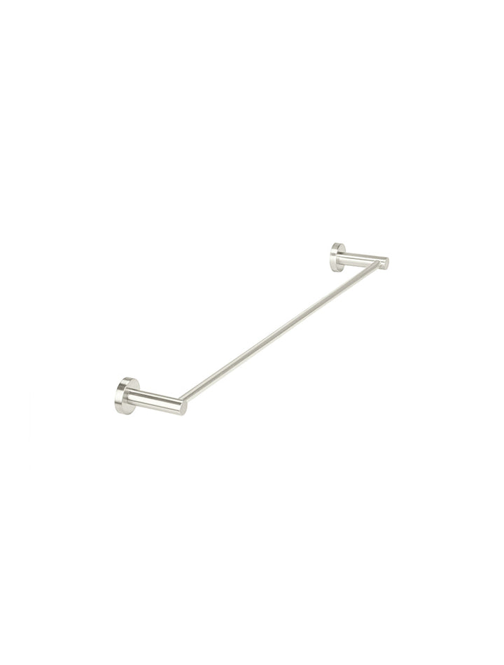 Round Double Towel Rail 600mm - PVD Brushed Nickel