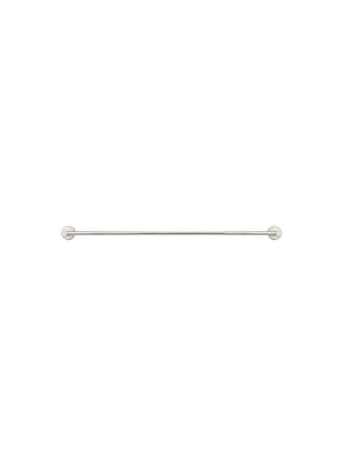 Round Double Towel Rail 600mm - PVD Brushed Nickel