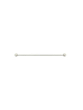 Load image into Gallery viewer, Round Single Towel Rail 600mm - PVD Brushed Nickel Meir
