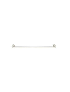 Round Single Towel Rail 600mm - PVD Brushed Nickel Meir