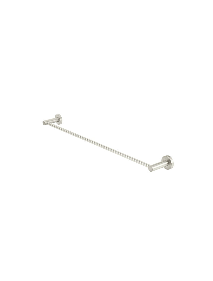 Round Double Towel Rail 600mm - PVD Brushed Nickel
