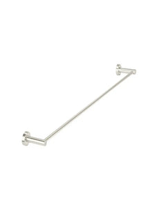 Round Single Towel Rail - PVD Brushed Nickel Meir