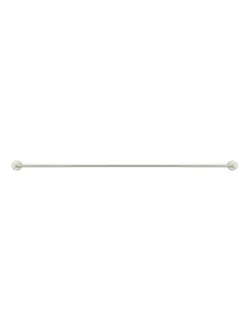 Round Single Towel Rail - PVD Brushed Nickel Meir