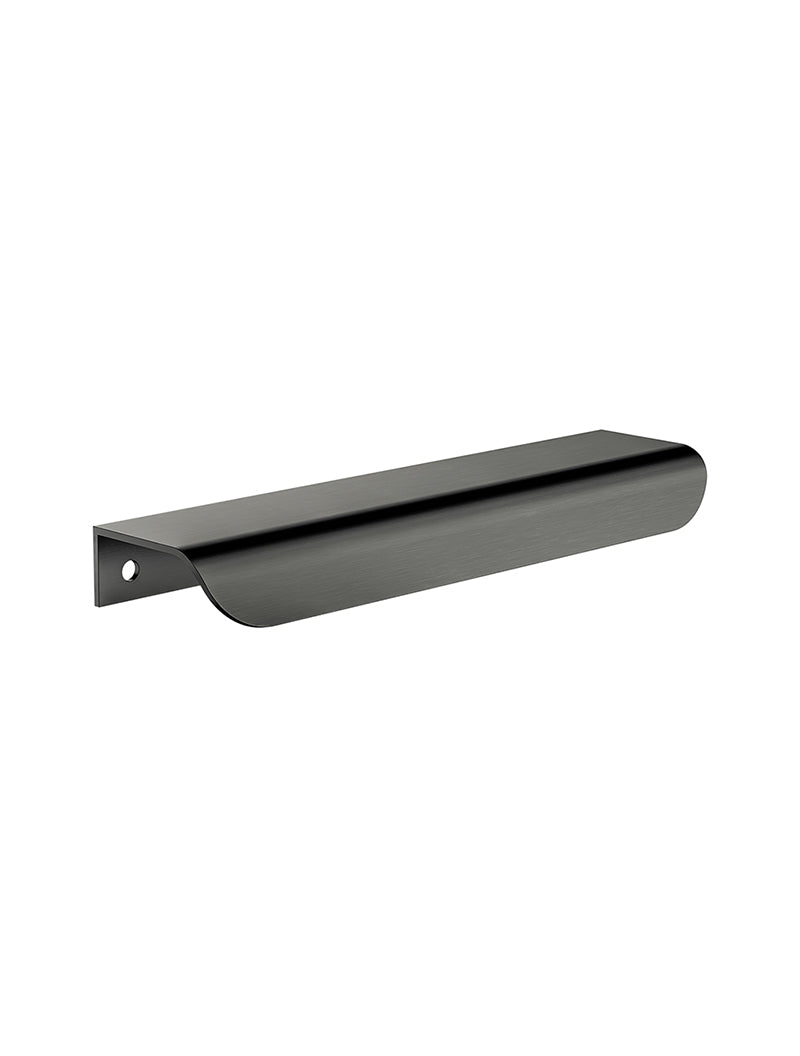 Oppen Edge-Pull 150mm Cabinet Handle (Brushed) - Shadow Gunmetal