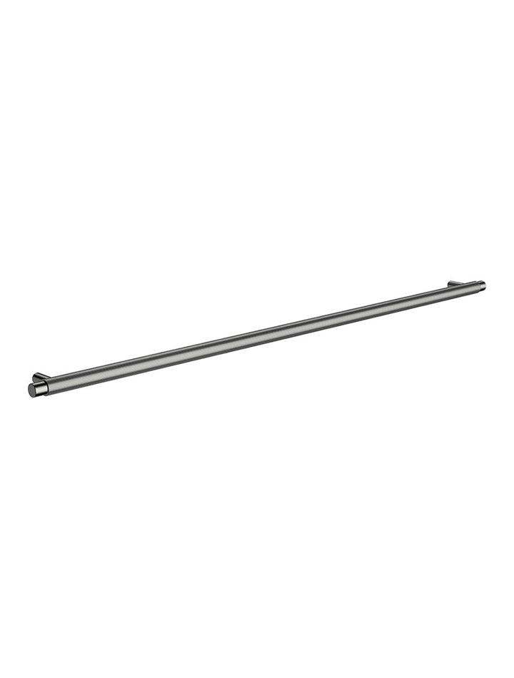 Oppen Round Pull 520mm Cabinet Handle (Linear Knurled) - Shadow Gunmetal