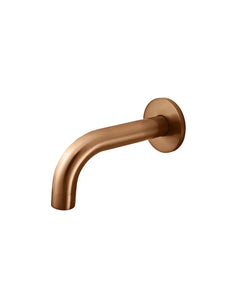 Universal Round Curved Spout 130mm - Lustre Bronze Meir