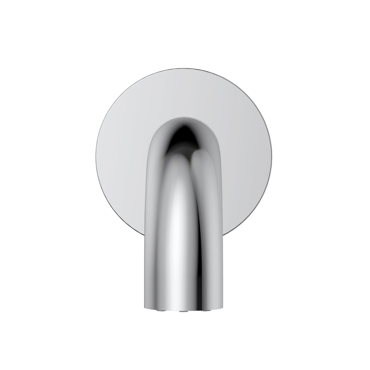 Universal Round Curved Spout 170mm - Chrome
