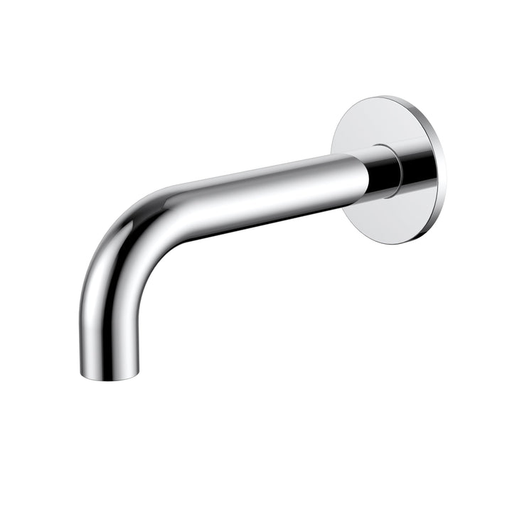 Universal Round Curved Spout 170mm - Chrome