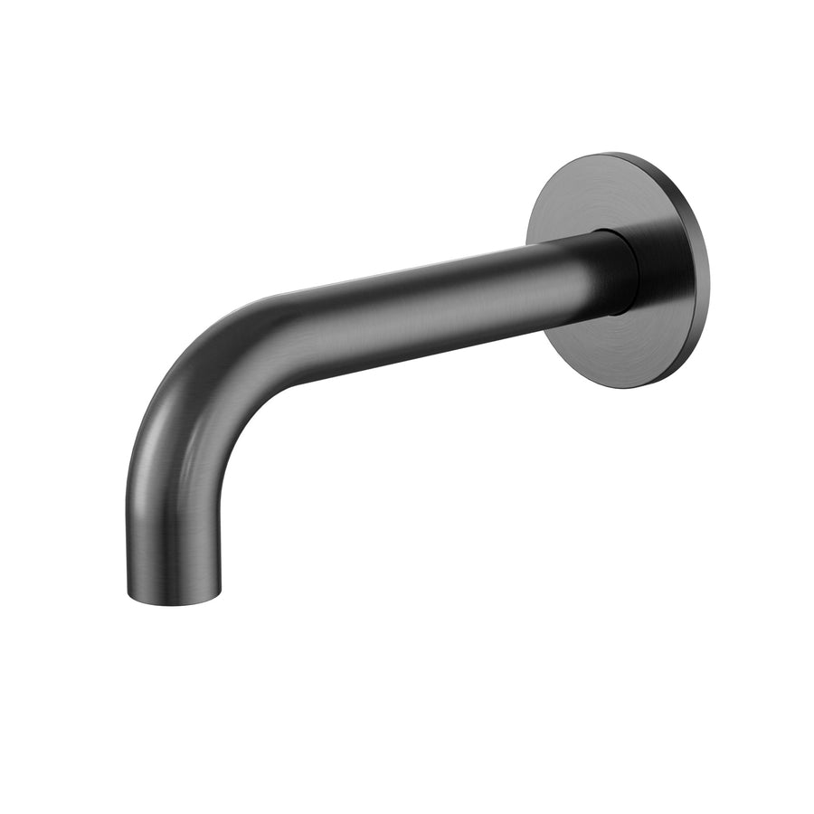 Universal Round Curved Spout 170mm - Shadow Gunmetal